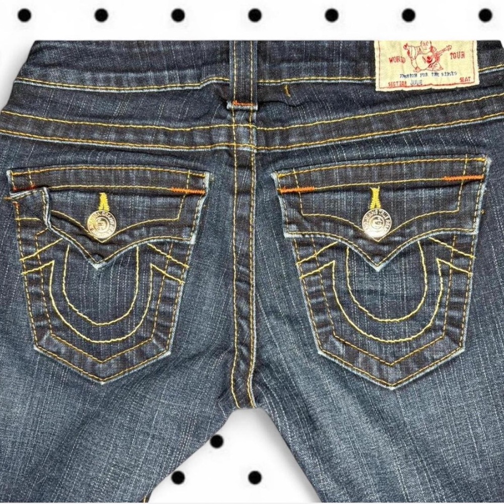 True Religion Women's Dark Blue Boot Cut Jeans